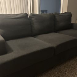 Charcoal Grey Couch Great Condition 