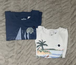 Hollister Ribbed Graphic Baby Tee