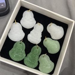 New Buddha Jade Charm 