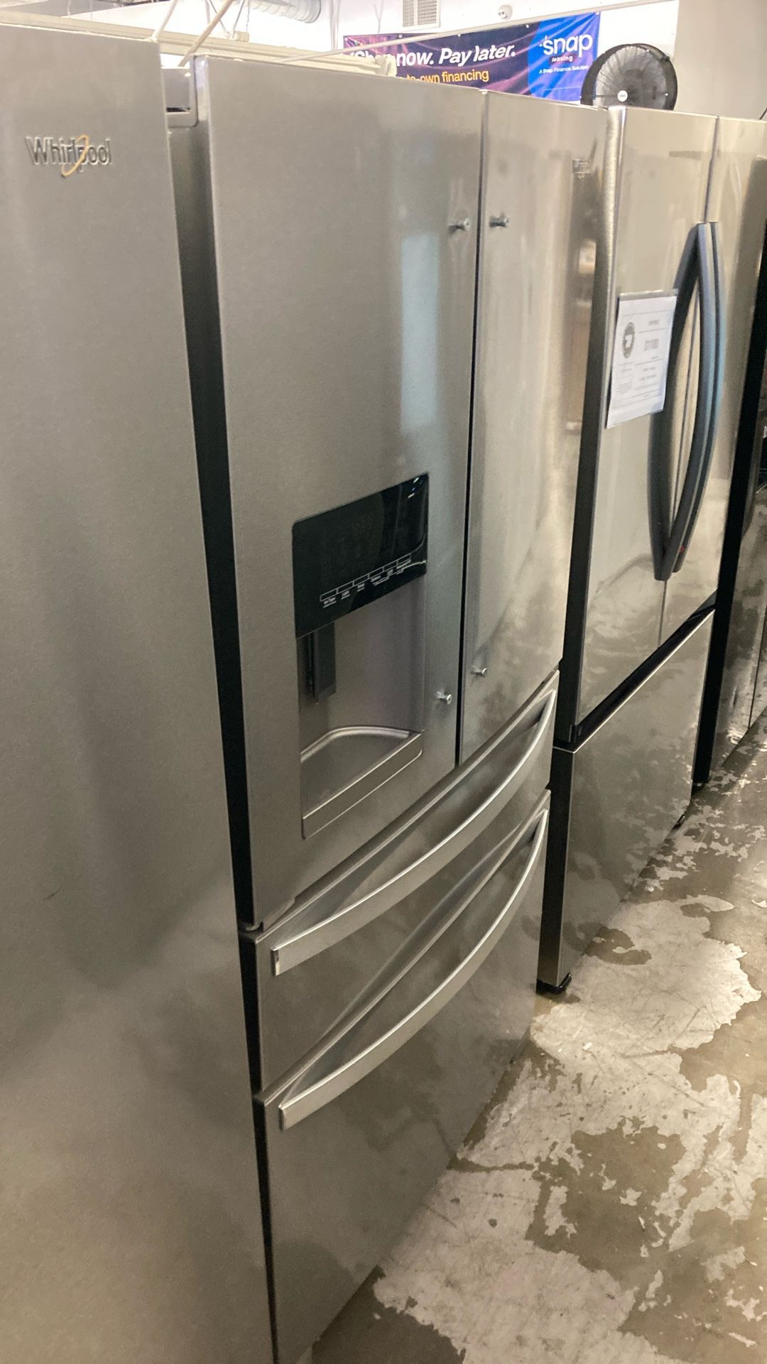 Whirlpool 4 Door French Door Refrigerator