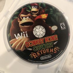 Nintendo Wii Donkey Kong Country Returns Game Disc Only