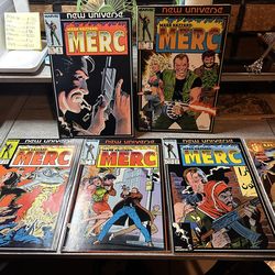 MERC Comics Books Vintage 1980s