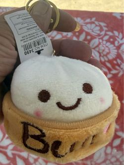 Soft dumpling key chain