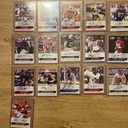 Signed Football Cards