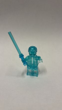Lego Star Wars Obi-Wan Kenobi Transparent Light Blue Monochrome, Prototype