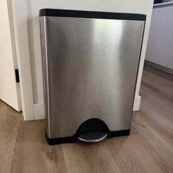 Trash Can Recycling Bin Combo