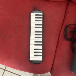 Cahaya melodica 32-key keyboard instrument piano-style portable + bag CY0050-1