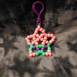 🫧 PATRICK STAR KANDI KEYCHAIN YUM YUM YUM