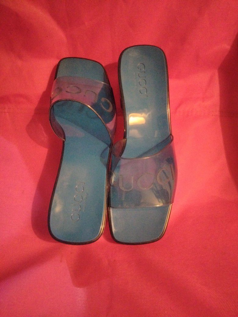 Gucci Blue Sandal/ Heels
