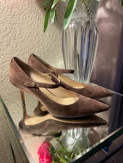 Ralph Lauren Women’s suede Mary Jane Pumps Shoes 9.5