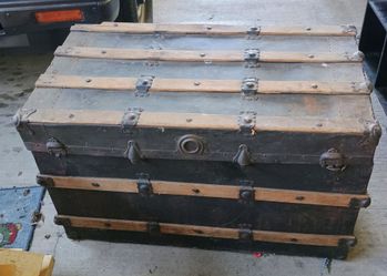 Original  1890's Antique steamer trunk