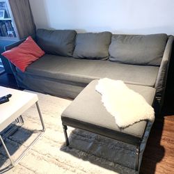 Sleeper Sofa With Ottoman