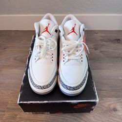 Jordan 3 White Cement Size 12 