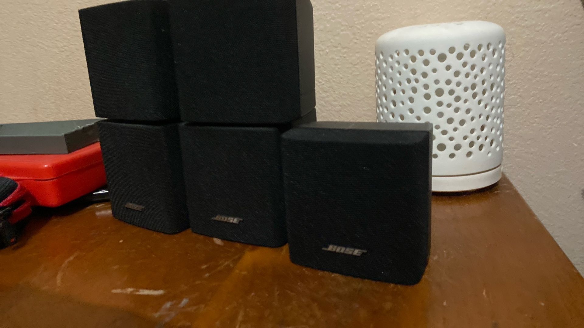 Bose Cube Stacks Left, Right, And Center