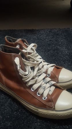 Leather Converse (size 8 mens)