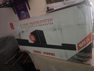 5.1-Channel Bluetooth Home Theater System with 26"