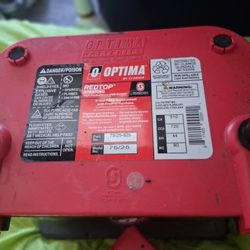 Optima Redtop Car Battery