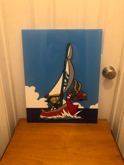 New Legend of Zelda Windwaker Acrylic 3D Art