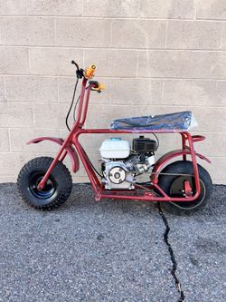 Mini Bike Doodlebug DB30 New Engine 6.5HP Clutch Chain Thumb Throttle Hydraulic Brakes Adjustable Engine Plate Fast & Fun Minibike 