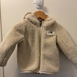 North Face Fuzzy Baby Jacket 12-18 M
