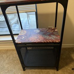 small metal ikea shelving unit