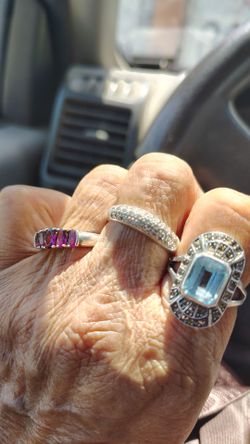 Sterling Silver 925 rings ,each ,$40