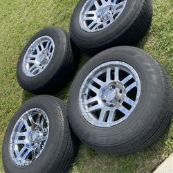 6 Lug Wheels and Tires, Eagle Alloys, GMC 1500