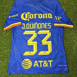 America Jersey #33 J. Quiñones Version Jugador 