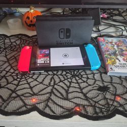 Nintendo Switch With 5 Good Games