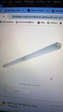 8 foot tandem strip light – T8 – new