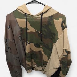 Off White Diagonal Hoodie (crazy Piece)  