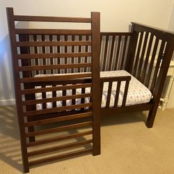 Kendall Pottery Barn Crib, Toddler Conversion Set And Mattress