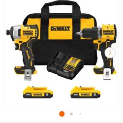 DEWALT 20 VT MAX BRUSHLESS  SET DRILS NEW