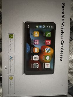 Apple Car Play Radio With Back Up Camera