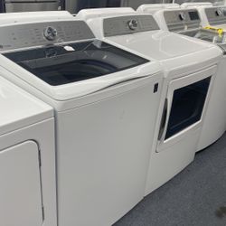 New Scratch And Dent GE Profile Washer And Dryer Set. 1 Year Warranty 