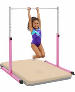 Adjustable Gymnastics / Workout Bar – Kids & Adults
