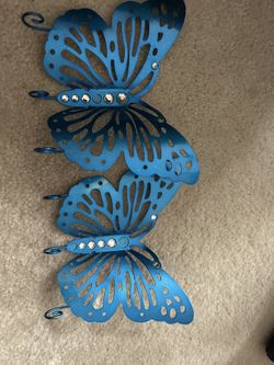 Butterfly 🦋 Wall Decor With Hooks 