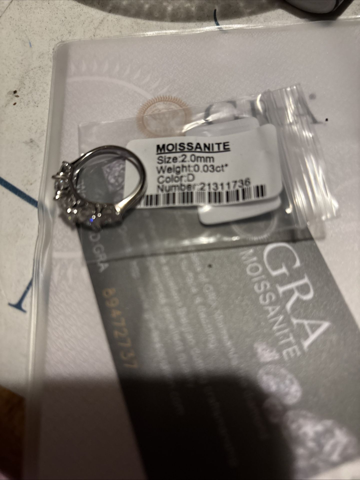 3carat Moissanite Ring 