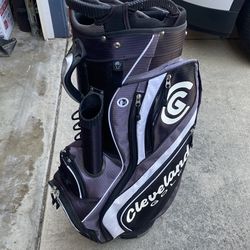 Slightly Used Cleveland Black Golf Bag