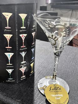 Lolita Love My Martini Wedding Tini- Brand New in Box!