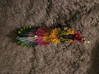 Peacock Rhinestone ring