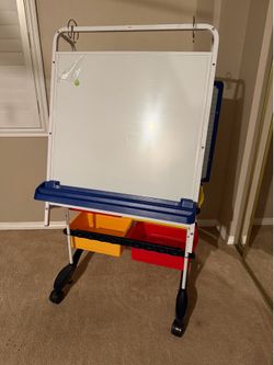 Copernicus Royal Reading Writing Center w/ Magnetic Dry-Erase Board & Storage Tubs