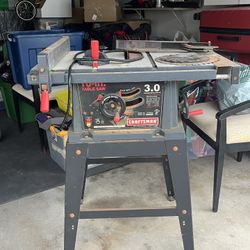 Craftsman Table Saw 10”, 3.0
