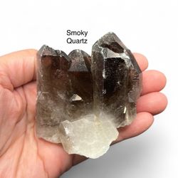 Smoky Quartz Genuine Irradiated Stone Crystal from Brazil 165.1g