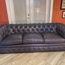 Vintage Leathercraft Chesterfield Leather Sofa 