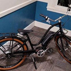 Electra Townie E-Bike Electric Bike Old Skool Style Handlebars Specialized Seat BEAUTIFUL