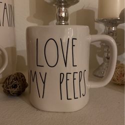 Rae Dunn Love My Peeps Mug