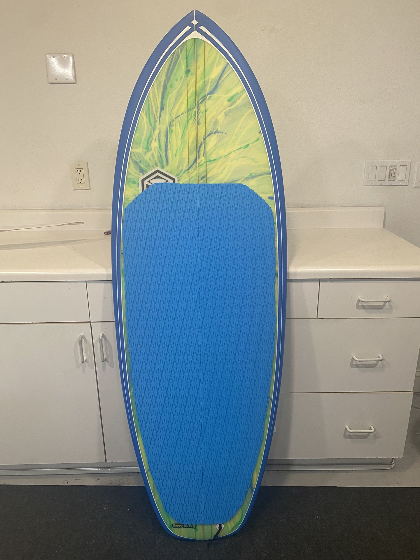 Barry Snyder Surfing Kneeboard 5’8