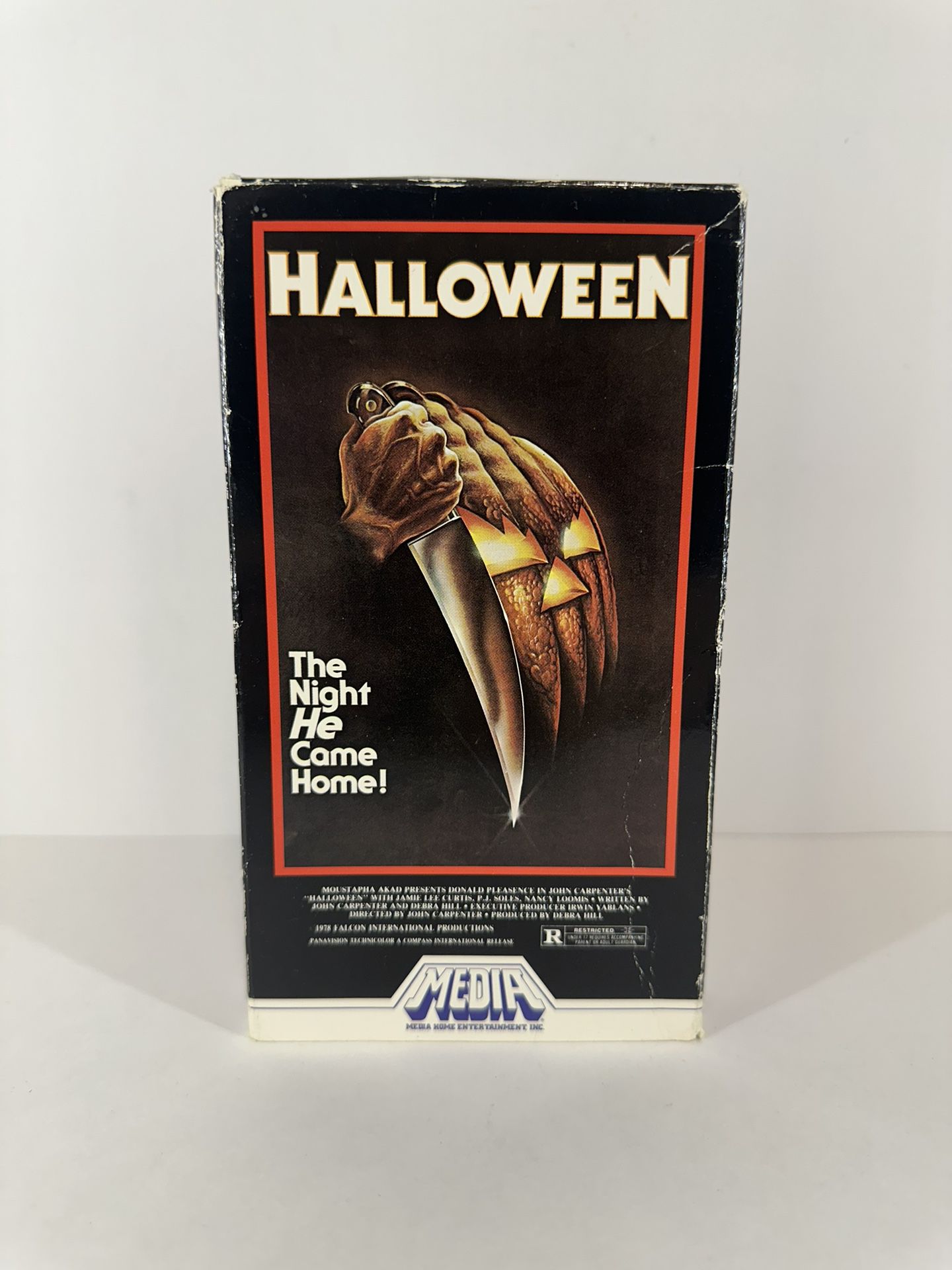 HALLOWEEN (VHS, 1978) Media Home Entertainment Jamie Lee Curtis Donald Pleasence