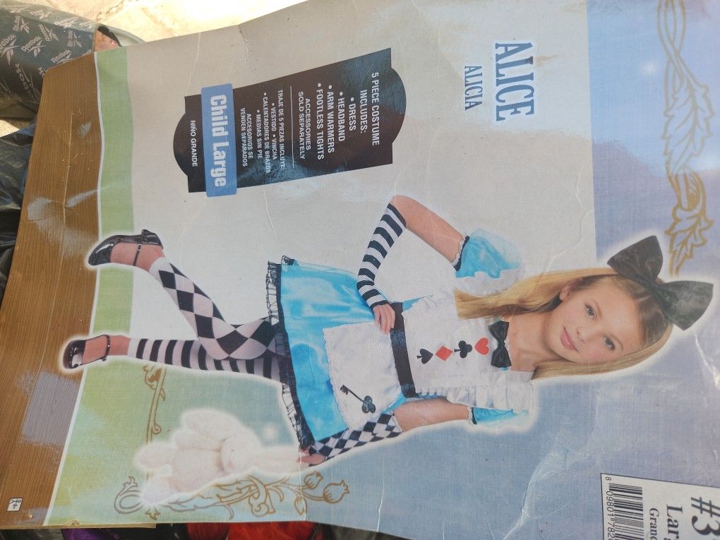 Alice in Wonderland costume Girls 7/8